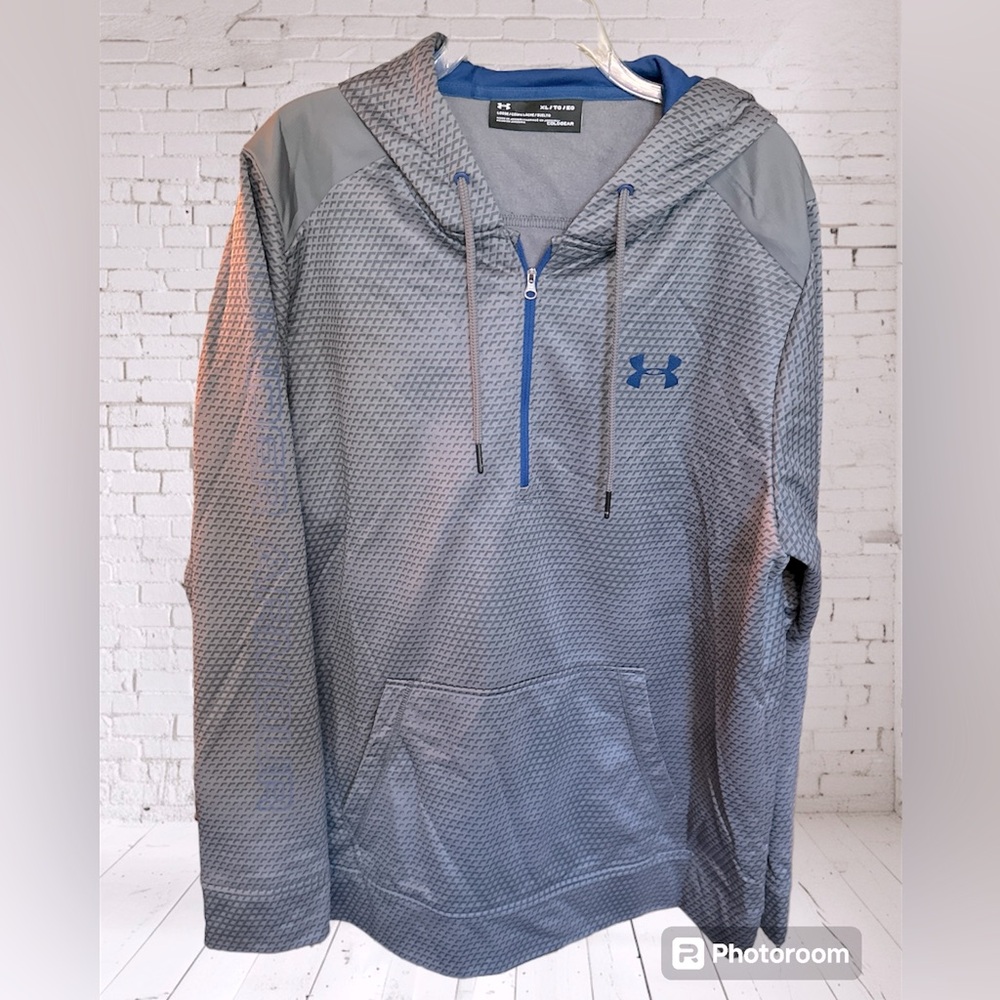 Under Armour Gray and Blue Hoodie